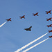 RAF Red Arrows and Typhoon