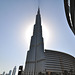 Dubai 2012 – Sun hiding behind the Burj Khalifa