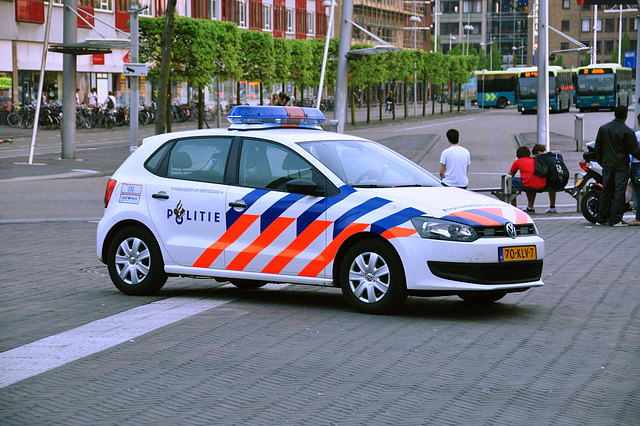 Police car in Leiden