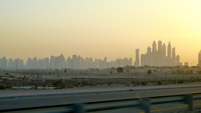 Dubai 2012 – View of the skyline of West Dubai