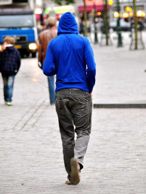 Blue hoody