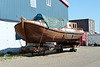 Old ship in the harbour of IJmuiden