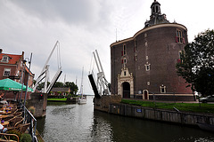 Enkhuizen – Harbour bridge open