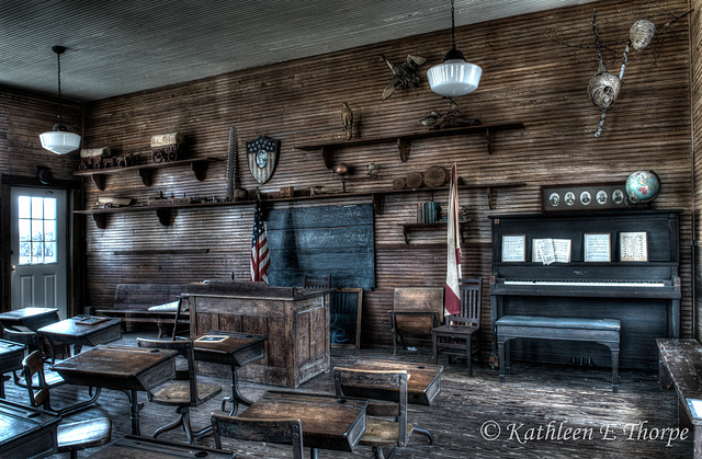 Lacoochee School House 1926 View 2 HDR