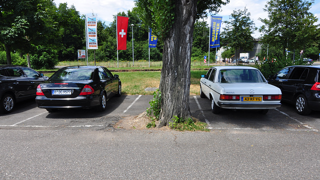 Technik Museum Speyer – Modern and old Mercedes E-class