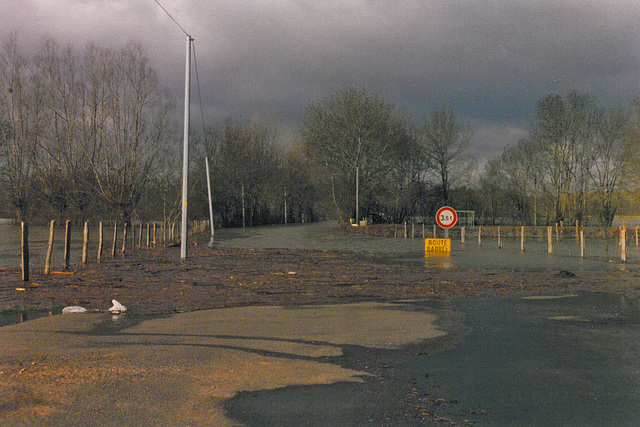 Flood in Burgundy