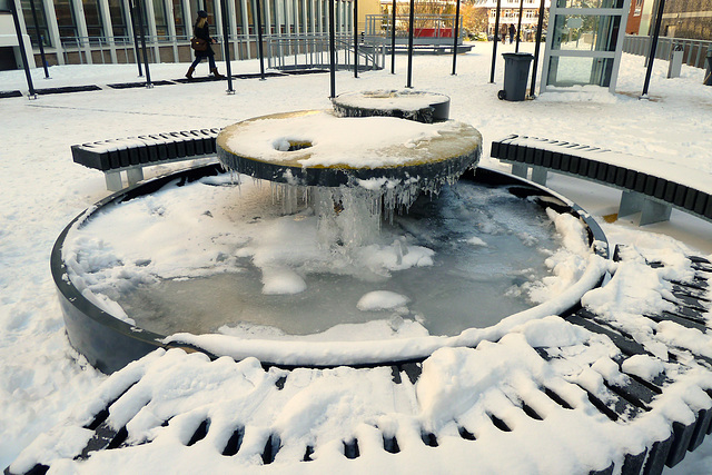 Frozen fountain