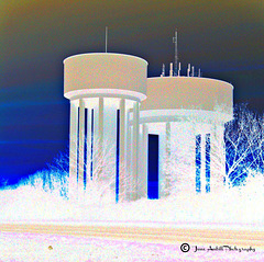 Northants twin water towers