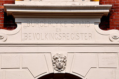 Old Civil Registry building in Amsterdam