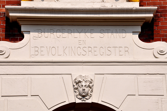 Old Civil Registry building in Amsterdam