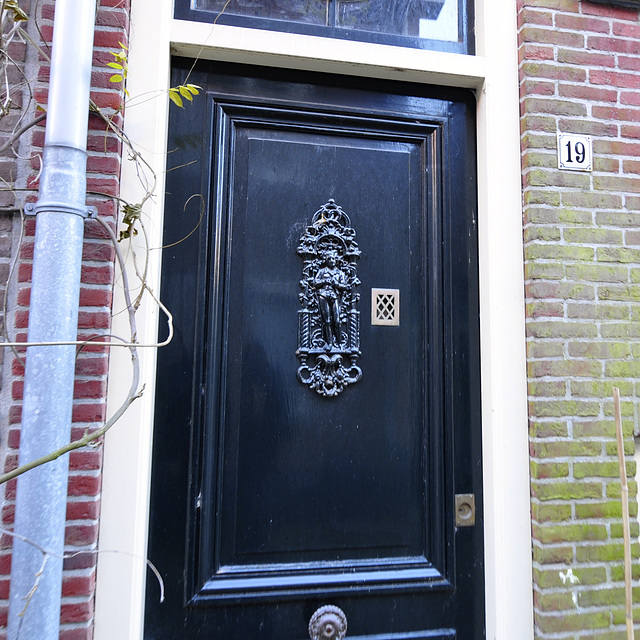 Door with door ornament