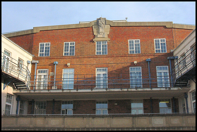 back of the old hospital