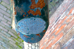 Vesting bicycle – Plate of the bicycle shop Pruis of IJmuiden