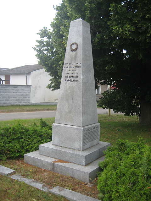 Denkmal Weltkriege - Radeland/2