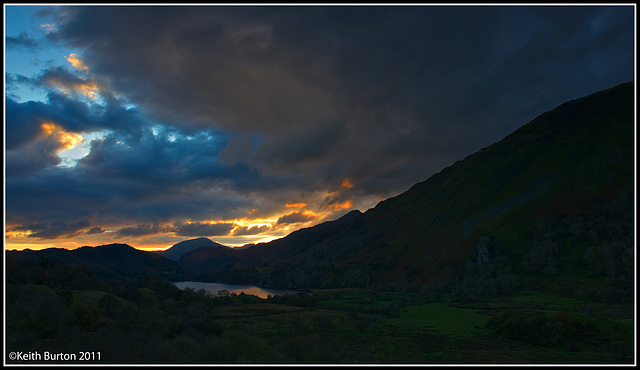 Llyn Gwynant sunset