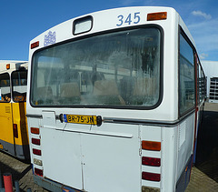 Rear end of a 1986 DAF SB 201 DKDL 554