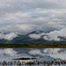 Low clouds and reflections