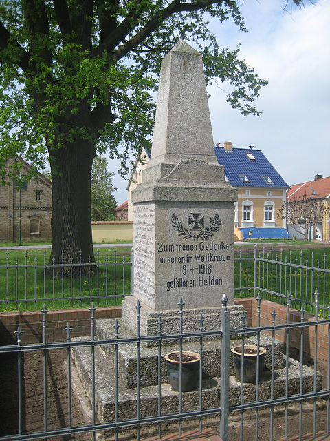 Denkmal Weltkrieg - Christinendorf