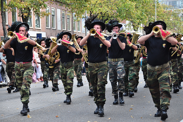 Leidens Ontzet 2011 – Parade – Besaglieri Fanfare