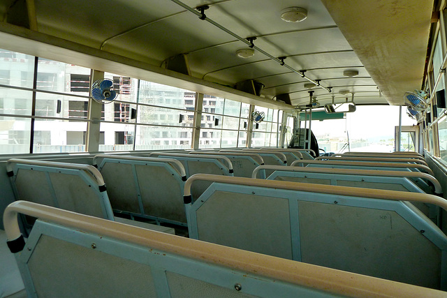 Dubai 2012 – 2007 Ashok Leyland Falcon bus – interior