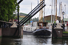 The Mare passing through Spaarndam