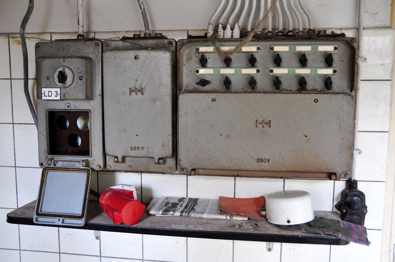 Electric switchboard of the old Pathology Lab of Leiden University