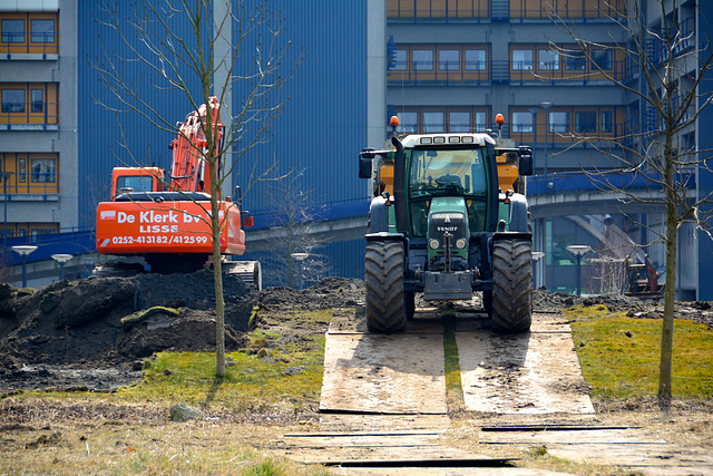 Reconstruction work on the Bontiuspad