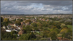 View from Portchester Castle Keep