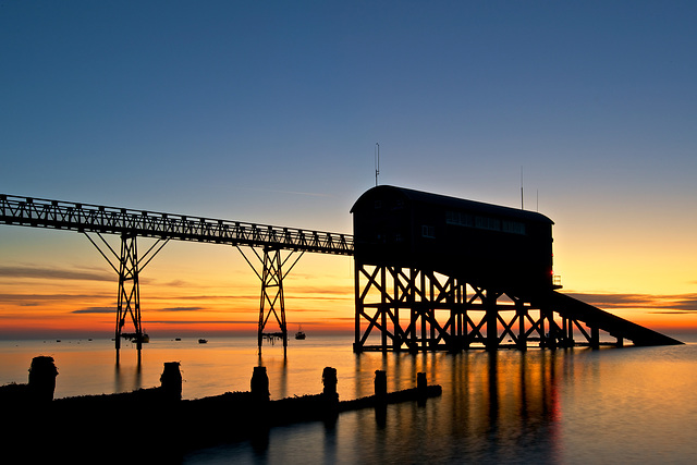 Sunrise at Selsey Lifeboat station