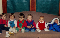 Colin, Anneka, Gabe, Rylan, Lizzie, Owen, 1988