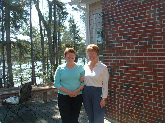 Mary and Karen. Carlisles House in Harpswell, ME, April, 2006