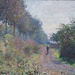 Detail of Sheltered Path by Monet in the Philadelphia Museum of Art, August 2009