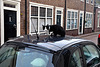 Cat caught trying to steal a Fiat 500