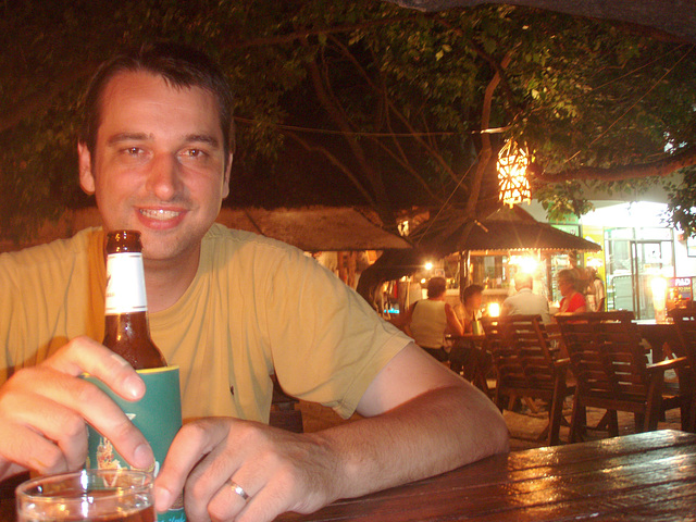 first beer in Koh Lanta