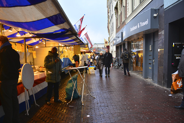 At the end of the market day