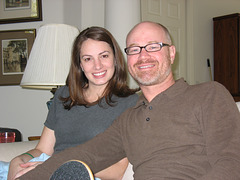 Lauren and Brad, just engaged.  Christmas 2006