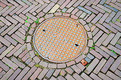 Manhole cover of the Gemeente Naarden