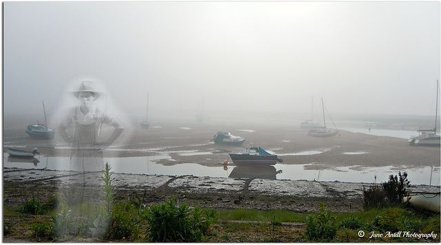 Waiting for his boat to come in.....