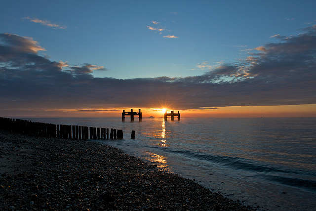 Lepe Dolphins sunrise 5