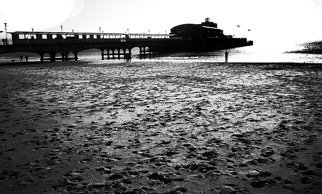 Bournemouth Pier B&W 2