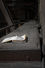 Soot, dust and an old book in Maxhütte