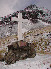 Shackleton's Cross in South Georgia