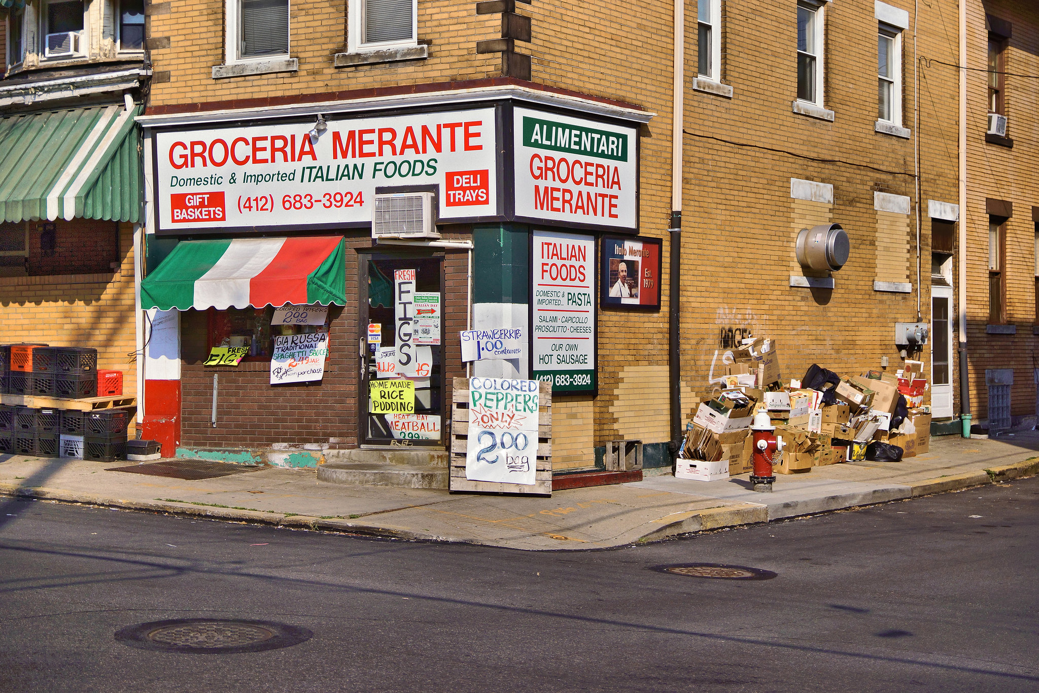 Groceria Merante – Bates Street at McKee Place, Pittsburgh, Pennsylvania