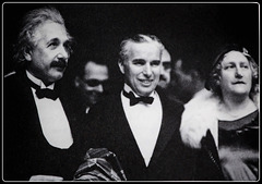 Einstein, his wife & Charlie Chaplin