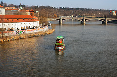 Prague Pleasure Boat Vltava River 1