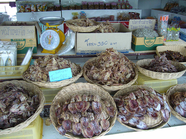 Sea food stall