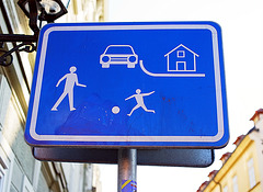 Prague Road Sign 1