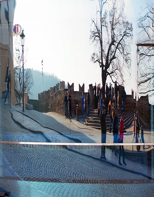 Prague Castle Self Portrait