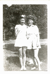 Mom and Marie, New Orleans, circa 1943