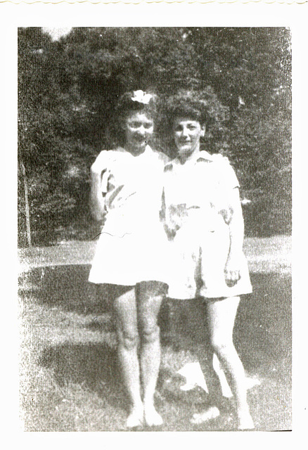 Mom and Marie, New Orleans, circa 1943